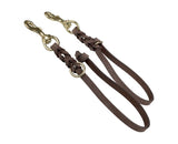 Laisse d'attaque en cuir 20 cm avec boucle