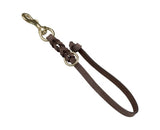 Laisse d'attaque en cuir 20 cm avec boucle
