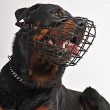 GAPPAY - Muselière corbeille en métal noir pour rottweiler ♂️♀️