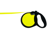 Laisse enrouleur pour chien - DUNCUN - Visibility Néon/Noir
5m - T.L 50kg