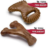 jouets à mâcher pour chien, fabriqués aux États-Unis, véritable saveur de bacon