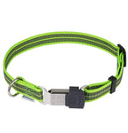Collier et laisse SPRENGER ajustable - réfléchissant, vert